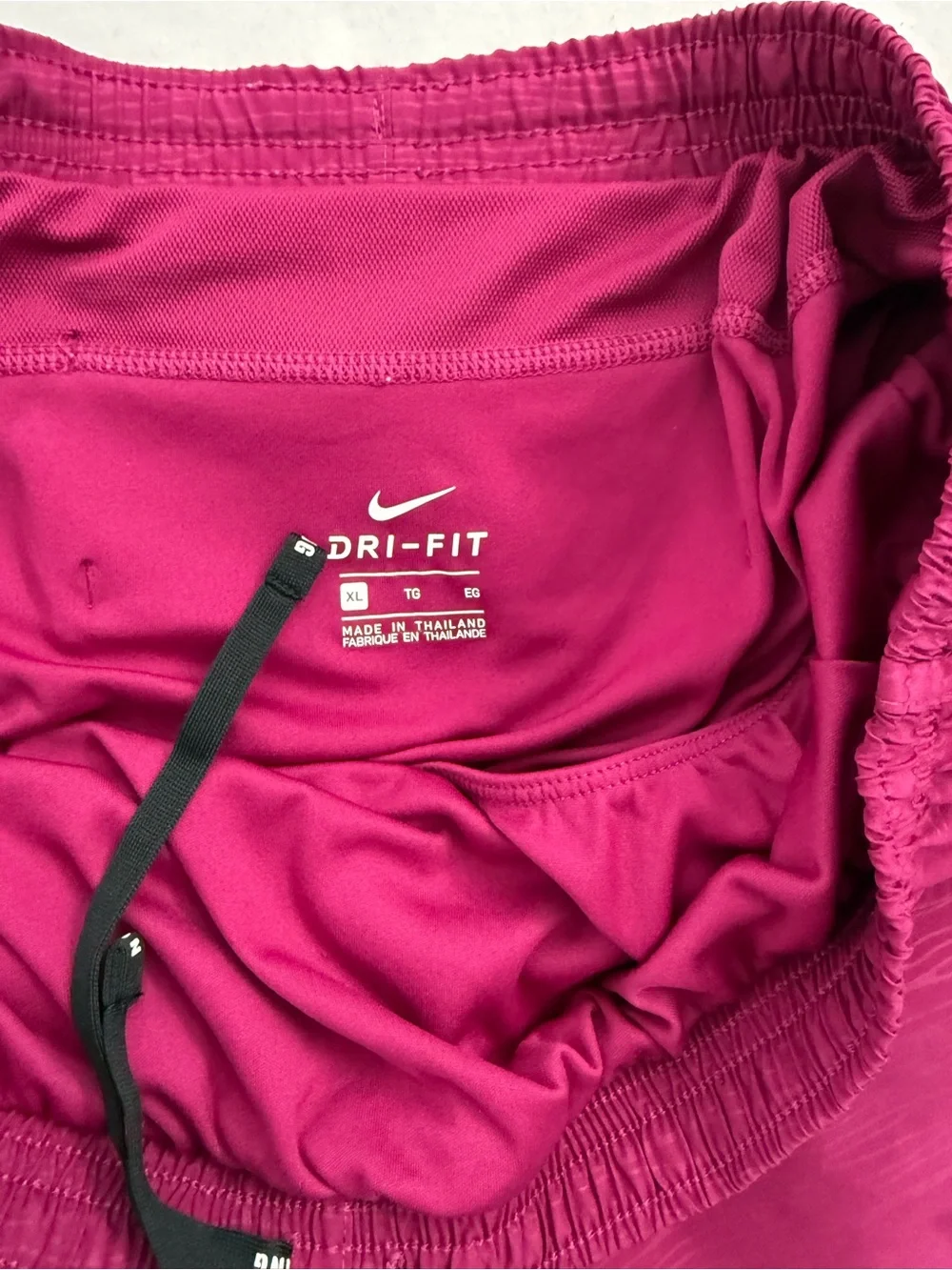 Nike Women's Dri-FIT Magenta Running Shorts XL